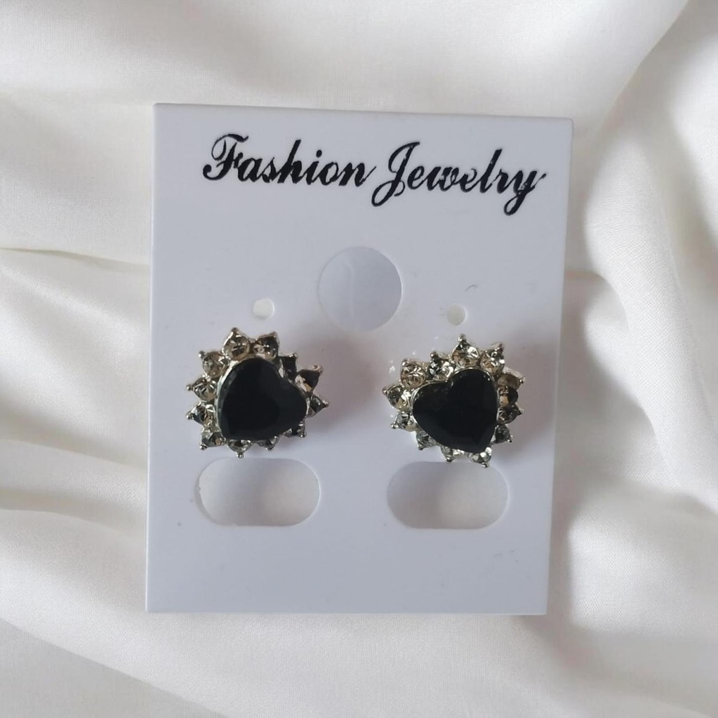 Black Shiny Love Heart